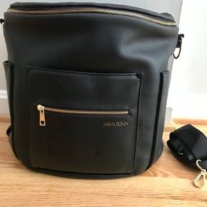 Black FAWN Design Diaper Bag